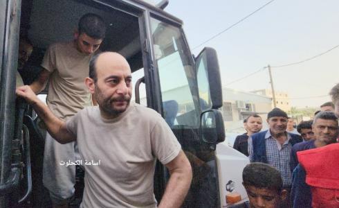 غزة - الإفراج عن 14 أسيرا عبر بوابة كيسوفيم