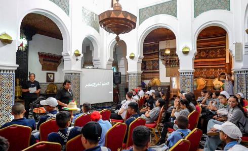أطفال القدس يتلمسون بتطوان خطى تلاميذ مغاربة تلقوا تعليمهم بمدينة نابلس خلال القرن الماضي