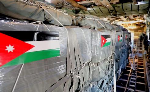 مساعدات أردنية جوية