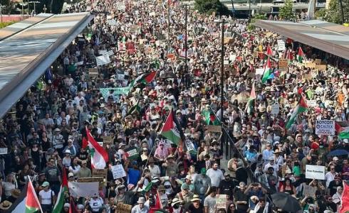 مدن أسترالية تنتفض ضد تجويع غزة بمظاهرات غير مسبوقة