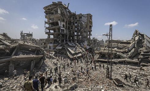 الدمار في غزة - تعبيرية