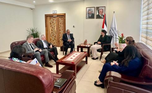 لقاء وزيرة الخارجية مع مسؤول أممي