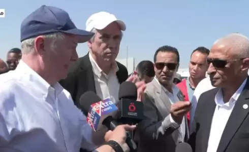 الوفد الأمريكي في معبر رفح