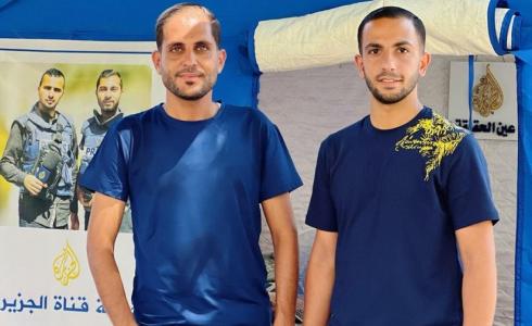 أنس الشريف ومحمد قريقع