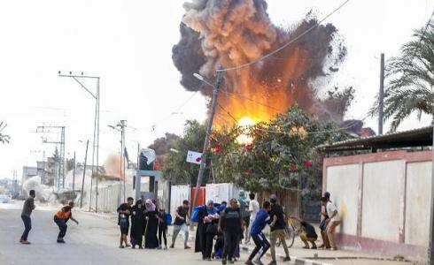 القصف على غزة - تعبيرية