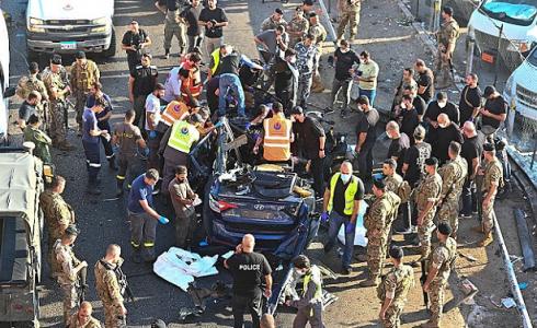 قصف سيارة جنوب لبنان - أرشيف