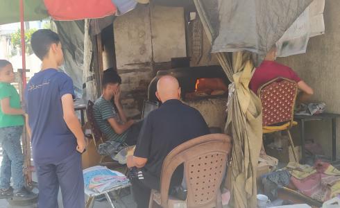 غزة - خبز الطين في زمن الحرب