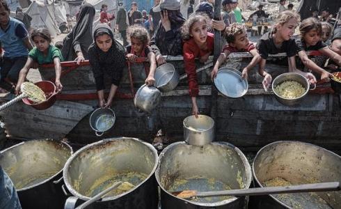 المجاعة في غزة - تعبيرية