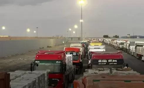 قوافل مساعدات إلى غزة