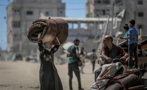 نزوح المواطنين من غزة - تعبيرية