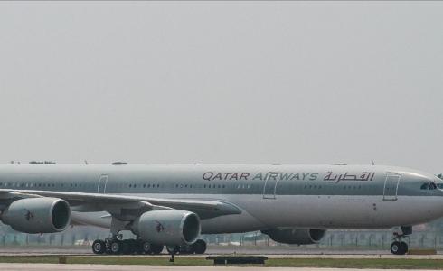 طائرة تابعة للخطوط الجوية القطرية