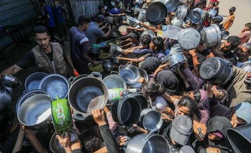 المجاعة في غزة - تعبيرية