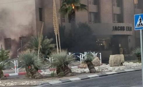 انفجار طائرة مسيرة في إيلات جنوب إسرائيل