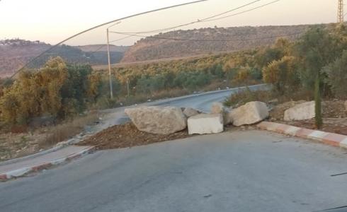 الاحتلال يغلق مداخل يعبد بالسواتر الترابية
