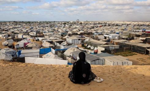 خيام النازحين في غزة