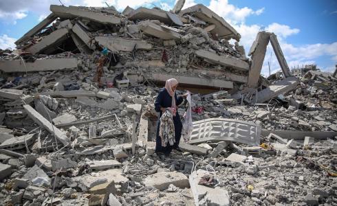 الدمار في غزة - تعبيرية