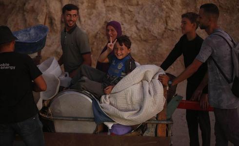 نازحون عائدون إلى مدينة غزة