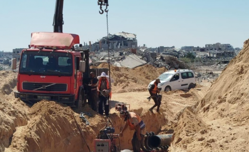 خط المياه للمحافظة الوسطى