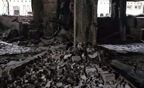 حريق مكتبة مقداد