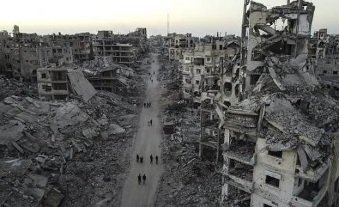 الدمار في غزة - تعبيرية