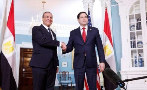 وزير الخارجية الأميركي ونظيره المصري