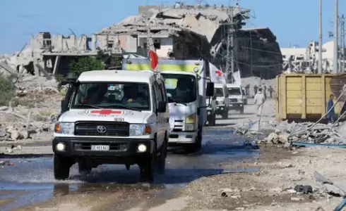 بدء عملية انتشال جثث أسرى إسرائيليين شرق غزة