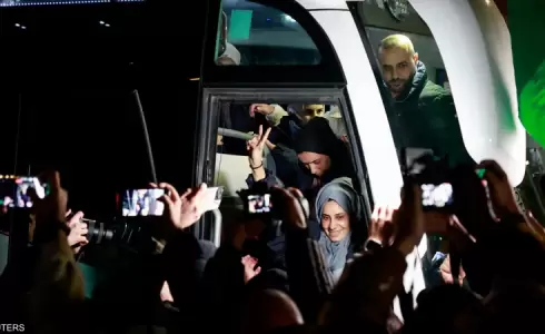 أسرى فلسطينيون مفرج عنهم