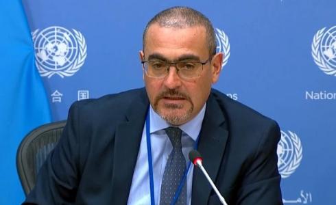 نائب المنسق الخاص للأمم المتحدة لعملية السلام في الشرق الأوسط رامز ألكباروف