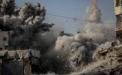 القصف على غزة - تعبيرية