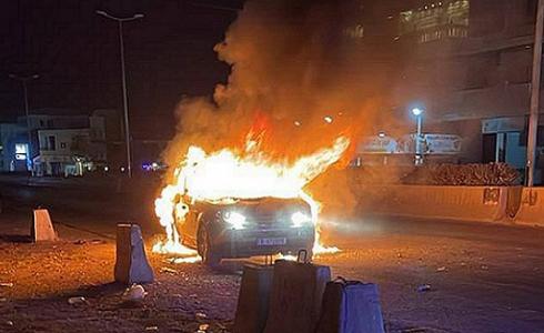 قصف مركبة في لبنان - أرشيف