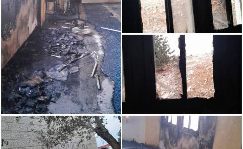  إحراق المستوطنين لمسجد في محافظة سلفيت 