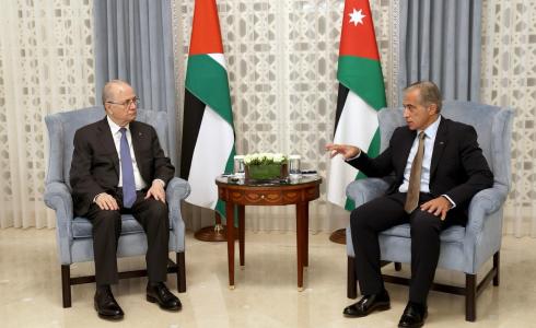 اجتماع رئيس الوزراء الفلسطيني مع نظيره الأردني في عمان
