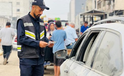 شرطة المرور بغزة