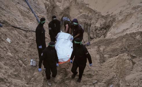 المقاومة تنتشل جثة أسير إسرائيلي - أرشيف