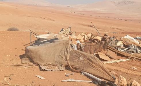 مستوطنون يهدمون خياما وحظائر ماشية في الأغوار الشمالية