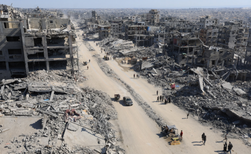 آثار الدمار في قطاع غزة