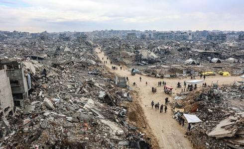 الدمار في غزة - تعبيرية