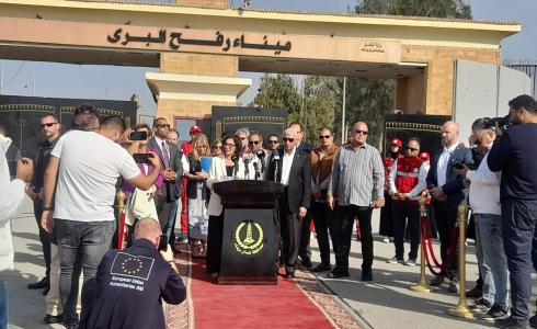 المفوضة الأوروبية من معبر رفح