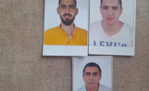 الأب موسى والأبناء حازم وإبراهيم