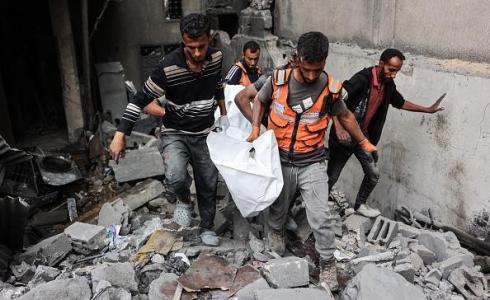 انتشال شهداء في غزة - أرشيف