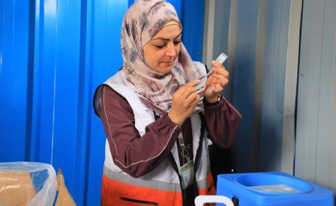 حملة استدراكية لحماية أطفال غزة من الأمراض