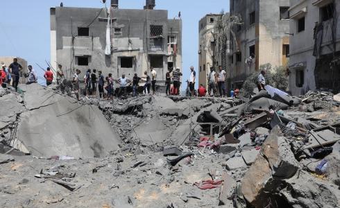 انتشال جثامين الشهداء في غزة - أرشيف