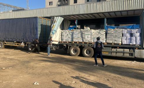 اللجنة المصرية تُسيّر قافلة مساعدات ضخمة إلى مدينة غزة