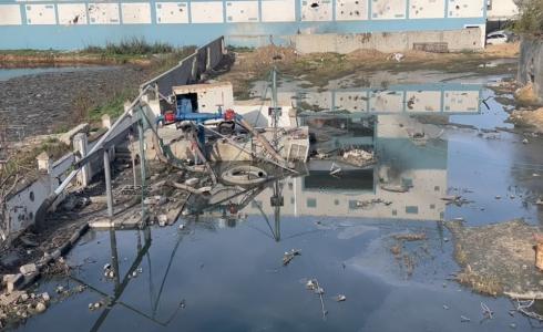 مخاوف من فيضان بركة صرف صحي في حي الأمعري بخانيونس - تعبيرية