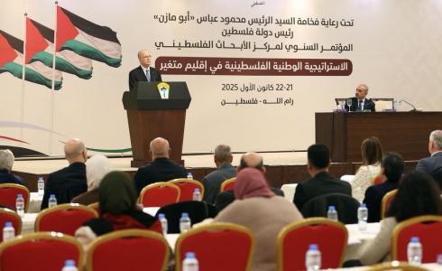 محمد مصطفى خلال المؤتمر