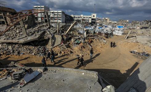 الدمار في خانيونس جنوب قطاع غزة