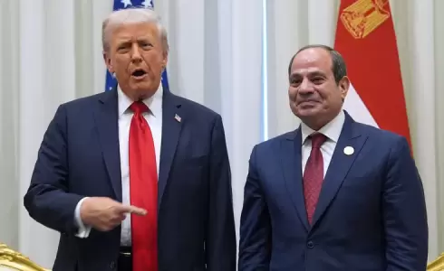 الرئيس المصري عبد الفتاح السيسي ونظيره الأمريكي دونالد ترمب