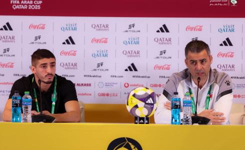 مؤتمر صحفي للمدير الفني للمنتخب الفلسطيني