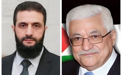 الرئيس عباس ونظيره السوري