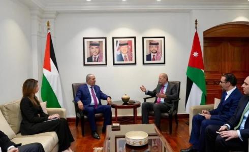 لقاء حسين الشيخ وأيمن الصفدي